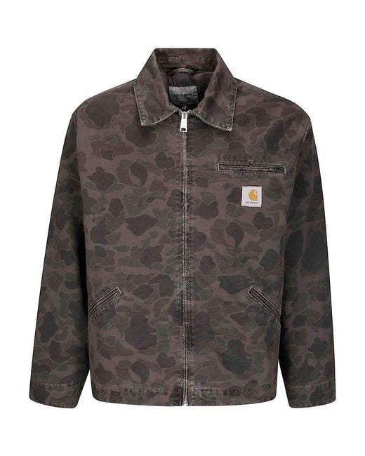 Carhartt Gray Duck Detroit Jacket for men