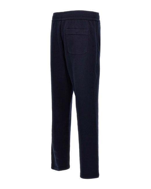 Brioni Blue Cotton Joggers for men