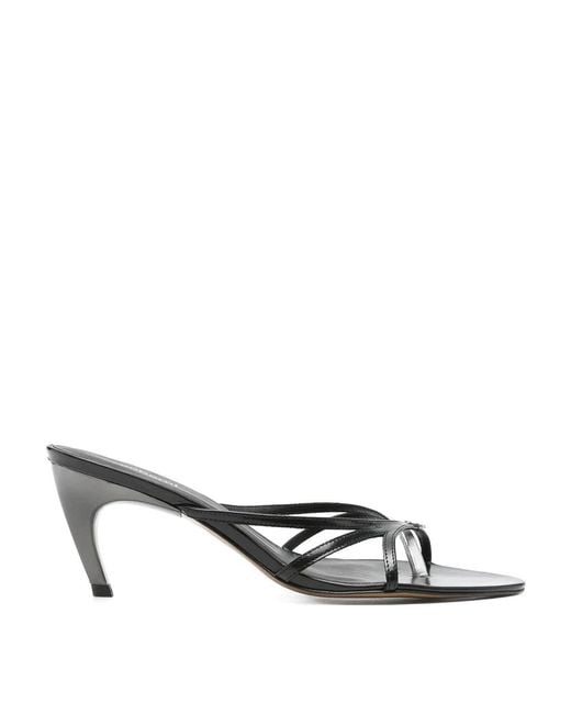 Coperni White Low Strap Sandals