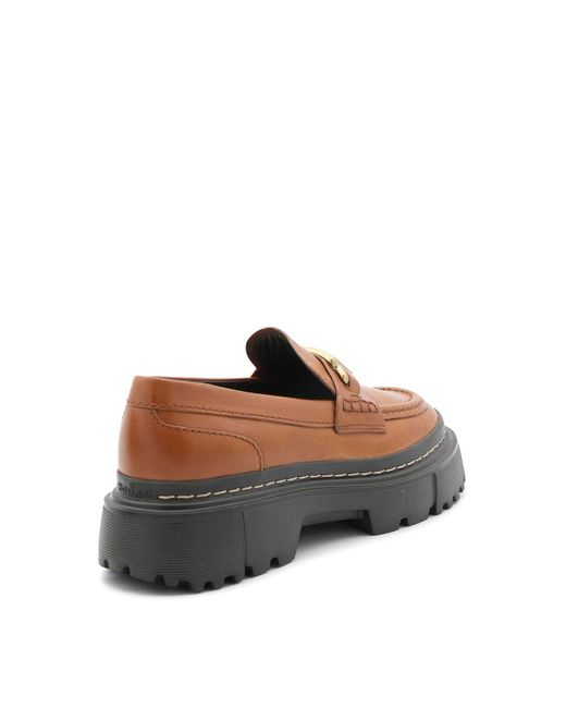 Hogan Brown Loafers