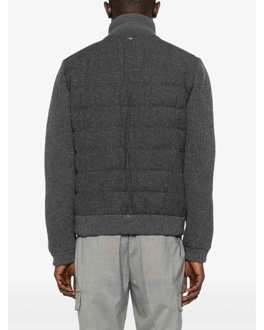 Herno Gray Piumino Bomber for men