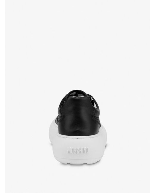 Moschino Black Becco Sneakers for men