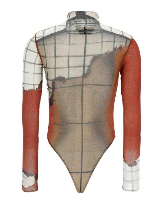 Jean Paul Gaultier White Bodysuit