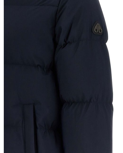 Moose Knuckles Blue Misti Puffer Down Jacket for men