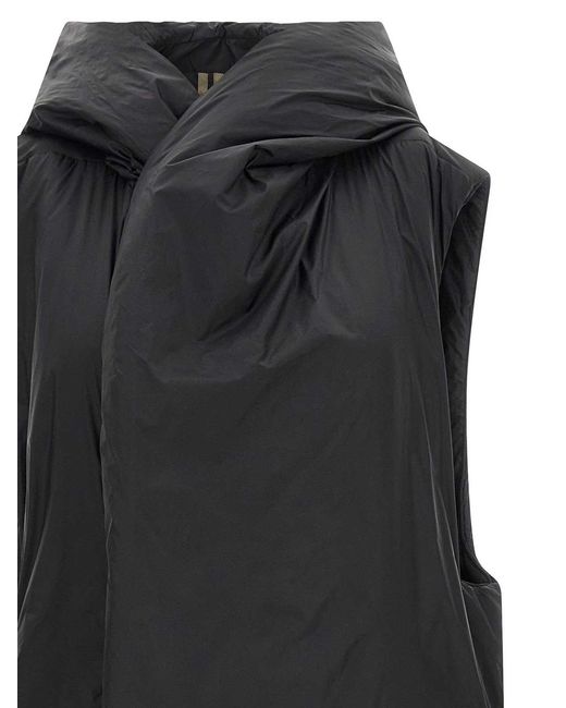 Rick Owens Black Padded Vest