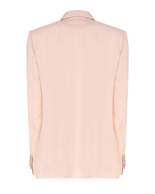 Stella McCartney Pink Single-Breasted Blazer