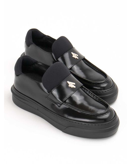 Les Hommes Black Loafer for men