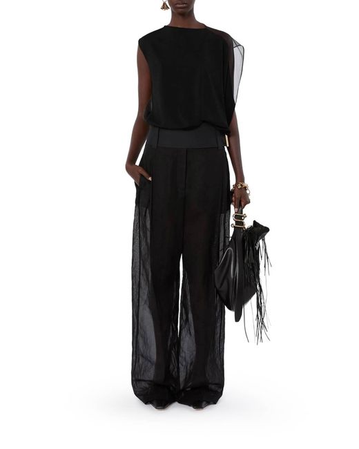 Sportmax Black Asymmetric Top