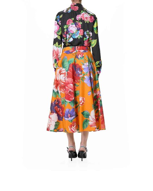 Moschino Red Roses Gonna