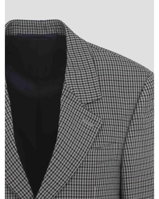 Balenciaga Gray Wrap Tailored Jacket