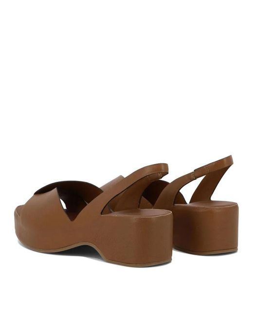 Fabrizio Del Carlo Brown Horus Sandal