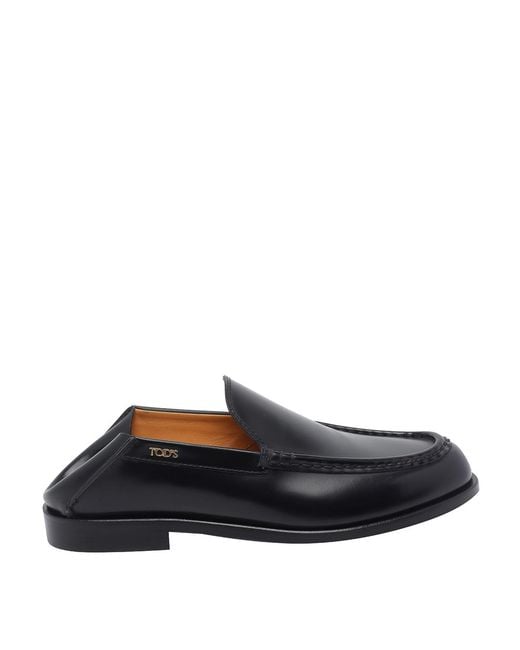 Tod's Black Leather Sabot