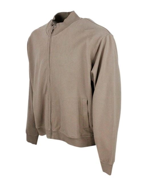 04651/A TRIP IN A BAG Gray Sweatshirt for men