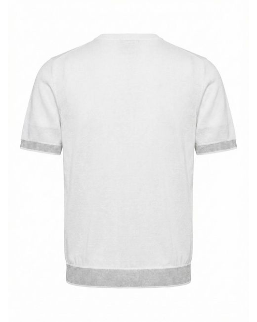 Peserico White Sweater for men