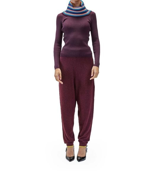 Sunnei Purple Folded Top