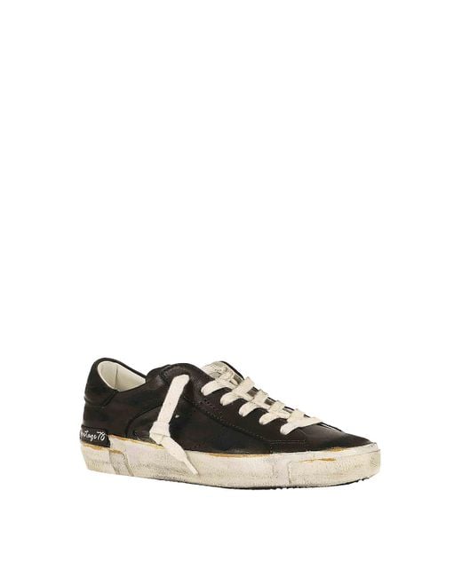Philippe Model Black Prsx Low Sneaker