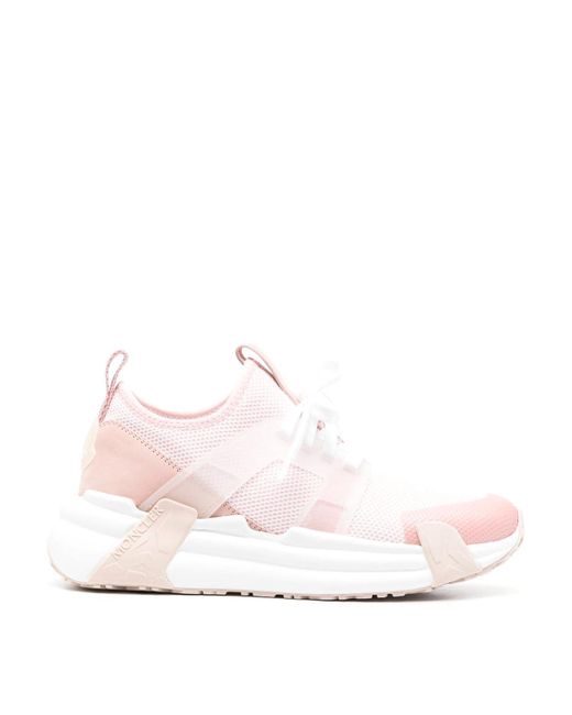 moncler pink trainers