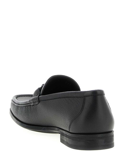 Ferragamo Black Grandioso 2 Loafers for men