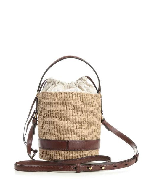 Chloé Metallic Chlo Charms Basket Bag