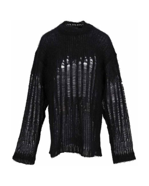 Ann Demeulemeester Black Rigmor Oversize Jumper