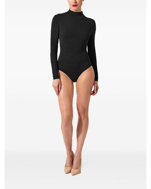 Wolford Black High Neck Pullover