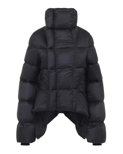 Rick Owens Black Naska Puffer Jacket