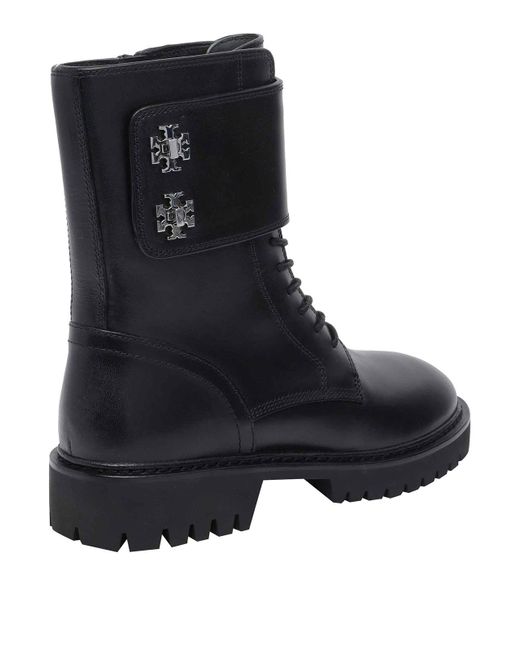 Tory Burch Black Logo Booties
