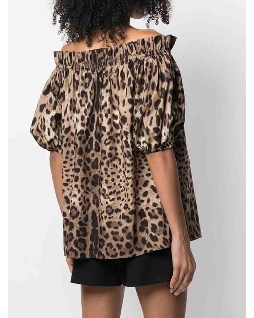 Dolce & Gabbana Brown Blouse