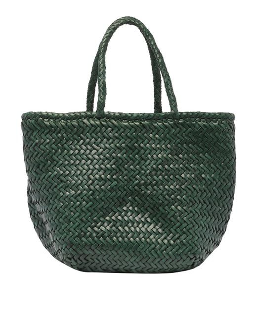 Dragon Diffusion Green Grace Small Basket Bag
