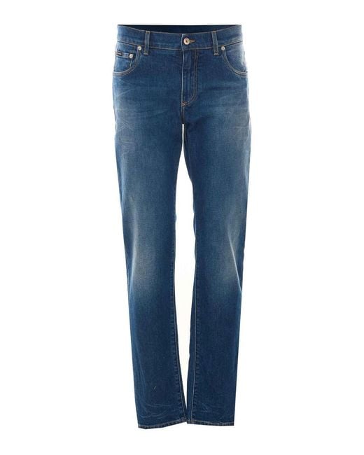Dolce & Gabbana Blue Denim Jeans for men