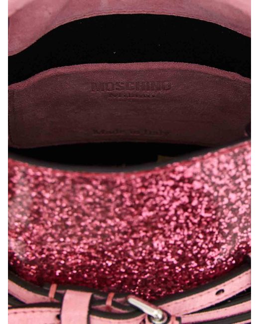 Moschino Pink Tie Me' Small Handbag