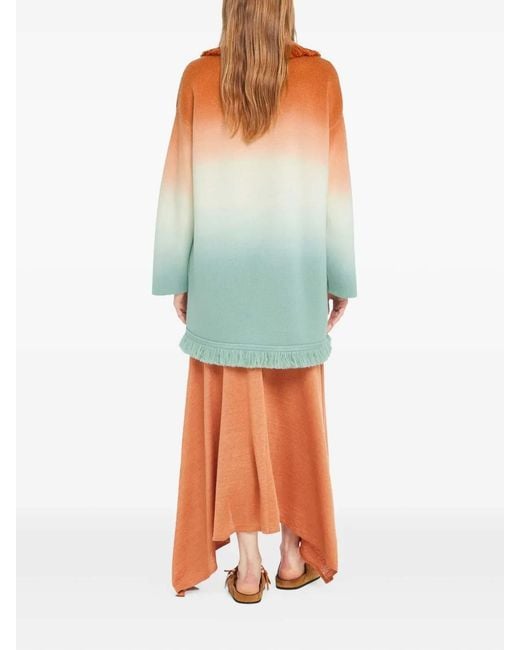 Alanui Green Shades Of Shore Cardigan