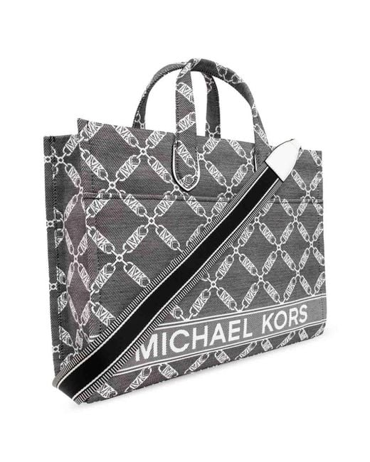 MICHAEL Michael Kors Gray Gigi Large Tote Bag