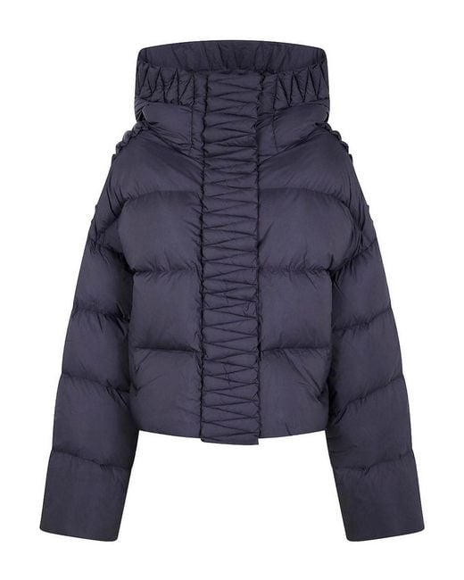 RAXXY Blue Short Puffer Jacket