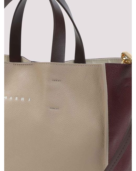 Marni Natural Museo Soft Tote Bag
