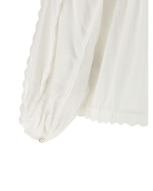 Farm Rio White Cotton Blouse
