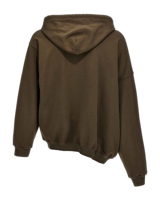 Magliano Green Twisted Hoodie for men
