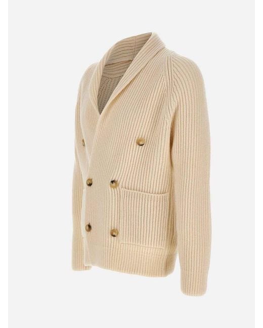 Paolo Fiorillo Natural Cardigan for men