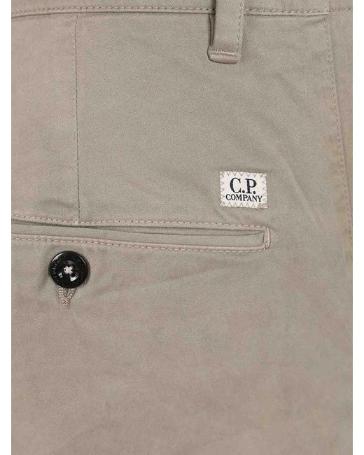 C P Company Natural Cargo Pants for men