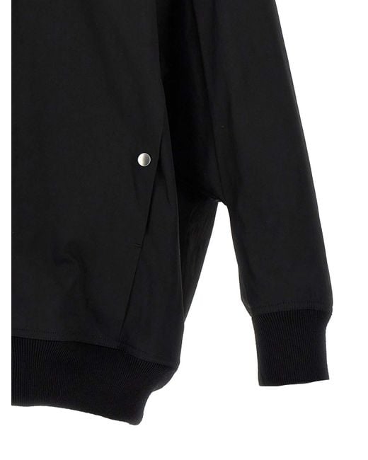Rick Owens Black Jumbo Peter Flight Jacket for men