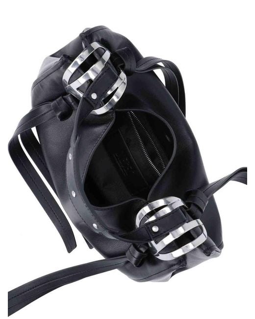 DIESEL Black Handbag Knot-D Tophandle S