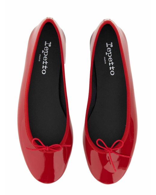 Repetto Red Flat Shoes Lili