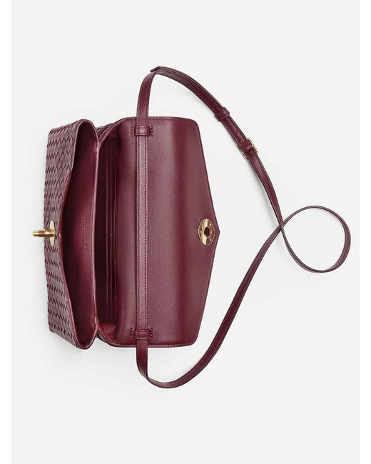 Bottega Veneta Purple 'Knot Lock' Bag