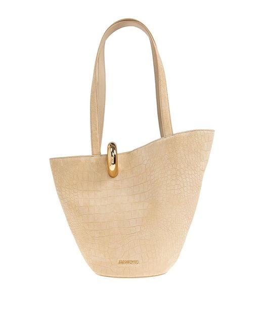 Borsa A Secchiello di Jacquemus in White
