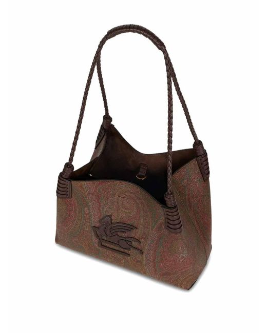 Etro Brown Arnica Libra Small Bag