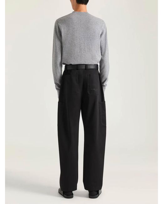 Givenchy Black Cargo Trousers for men