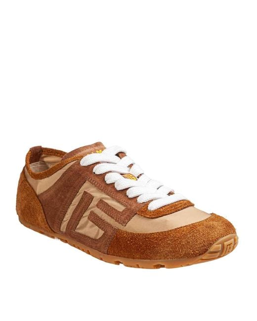Balmain Brown Racer 45 Sneakers