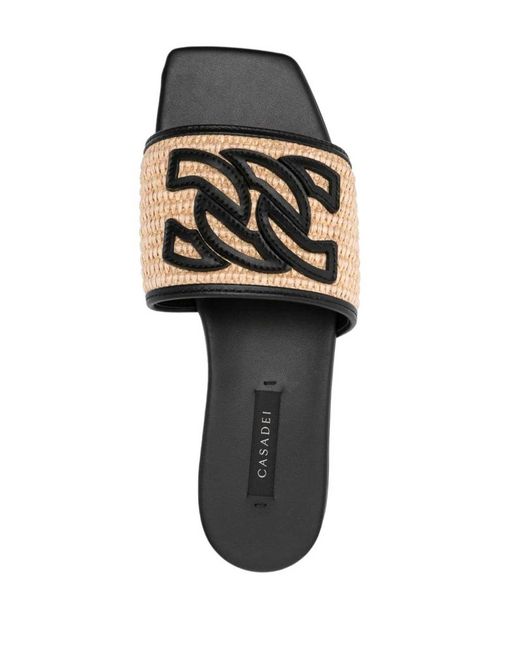Casadei White Portofino Sandals