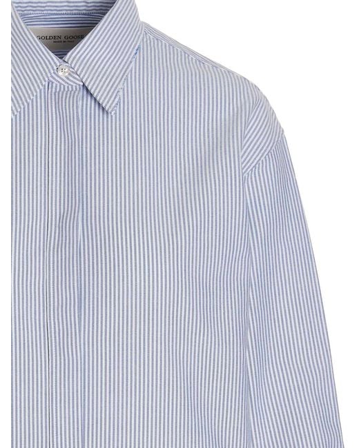 Golden Goose Deluxe Brand Blue Shirt