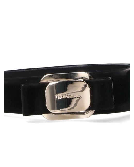 Ferragamo Black Headband